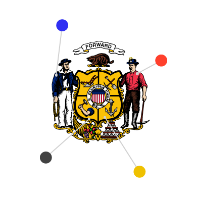 Wisconsin Seal - Color Selection